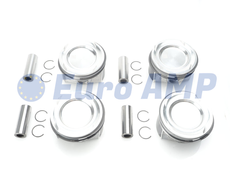 Mercedes Benz C300 E300 Piston Set 4 +0.50 2.0 I4 Turbo M274 Engine 2740300900