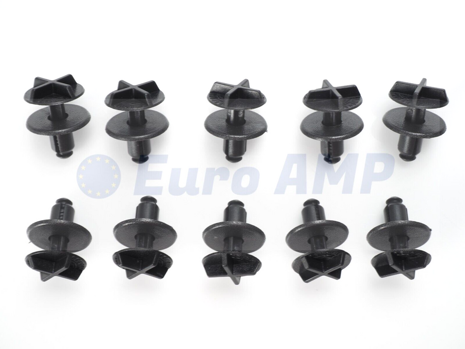 2012-2022 Land Rover 10 Pieces Push Retainer Clip Battery Cover & Cowl Panel - (LR024316)
