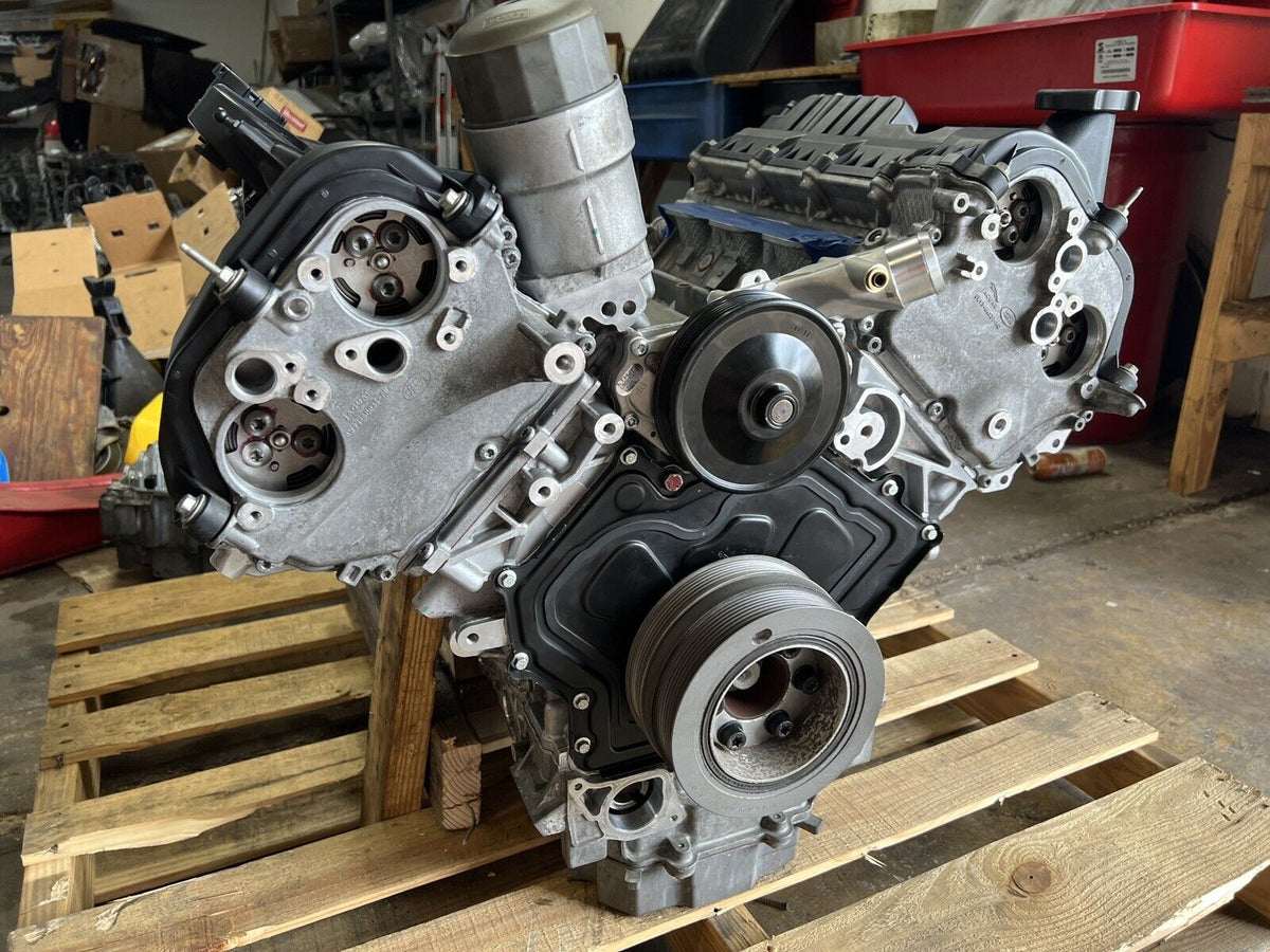 Jaguar Engine Long Block W/ Oil Pump Sensor Hole AJ126 3.0L V6 Supercharged
