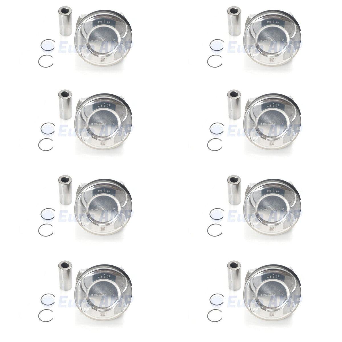 8PCS Mercedes Benz S550 E550 GL550 Piston +0.50 4.7 V8 Turbo M278 