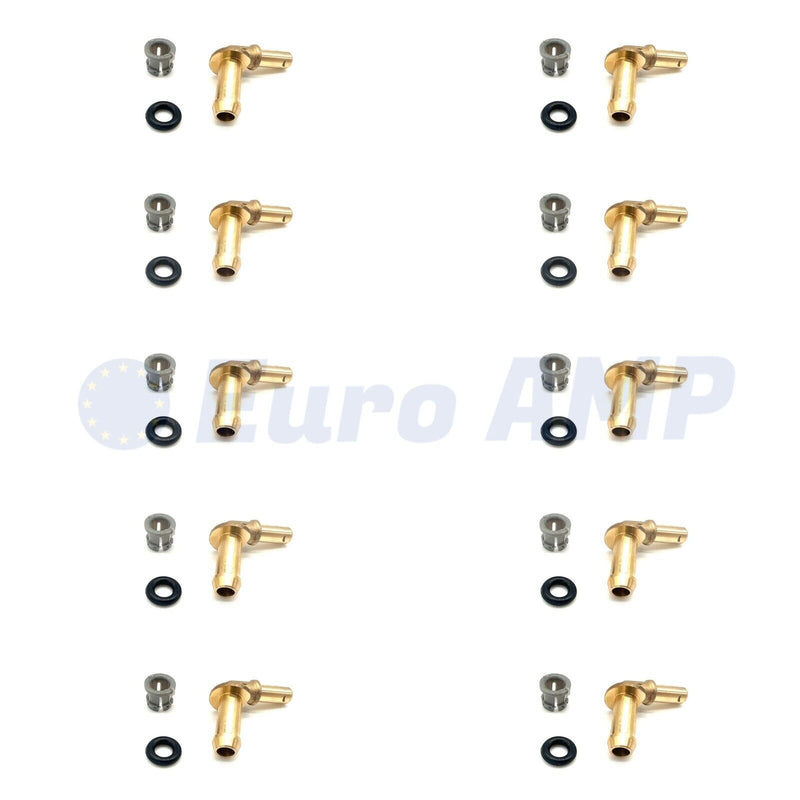 10PCS Jaguar Land Rover Thermostat Water Outlet Tube Connector Kit 3.0 V6 5.0 V8