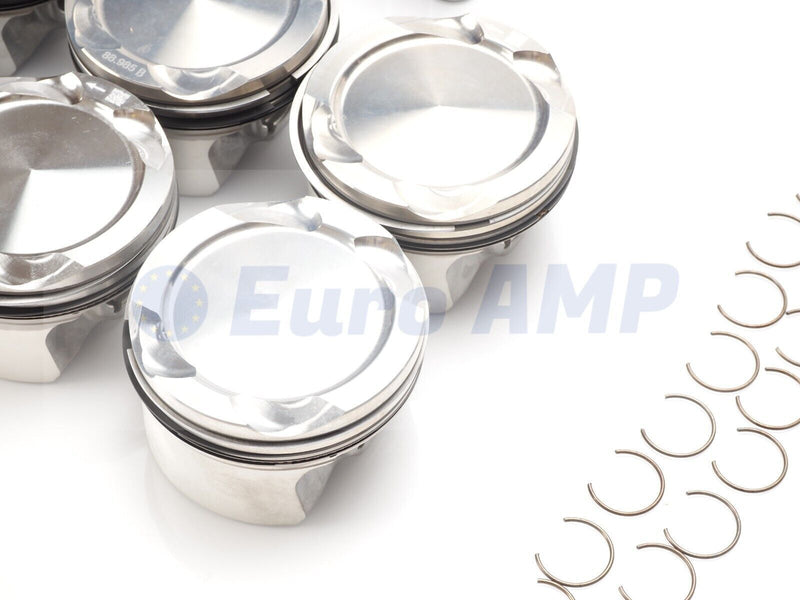 2012-2019 BMW M5 M6 X5M X6M Engine Piston w/ Rings 8PCS S63 4.4L Twin Turbo V8
